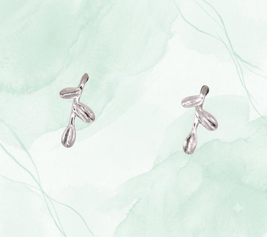 Olive Leaf Earrings - Nature Inspired Jewelry