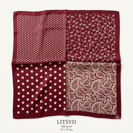 100% silk scarf