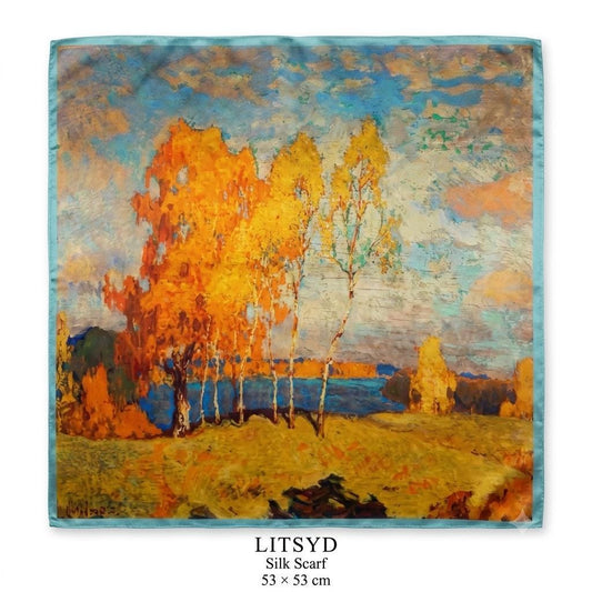100% silk scarf