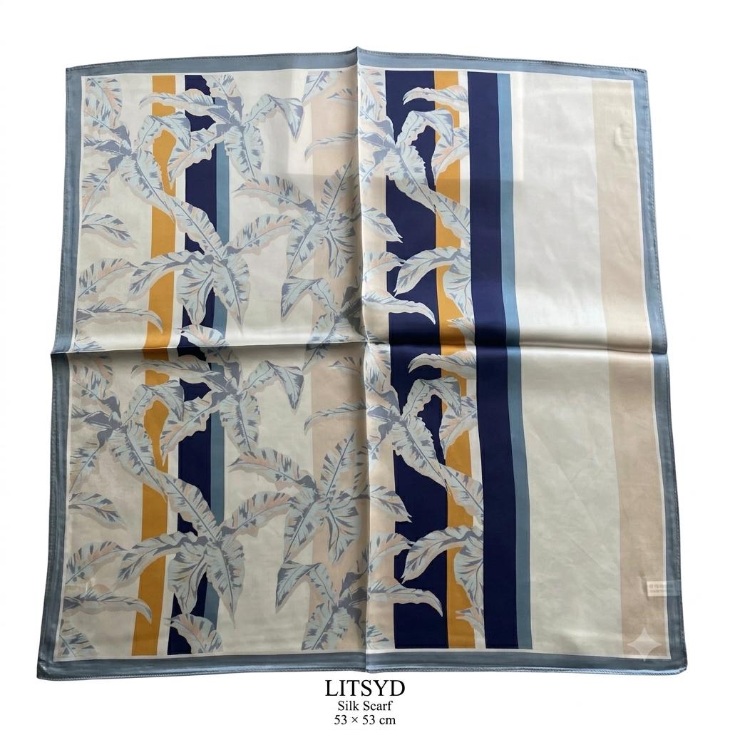 100% silk scarf