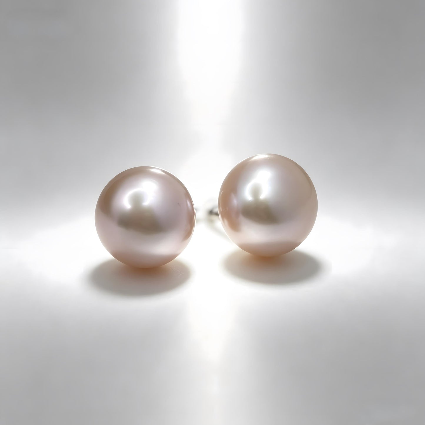 Genuine Purple Freshwater Pearl Drop Earrings, Solid S925 Silver Posts, Dainty Minimalist Jewelry