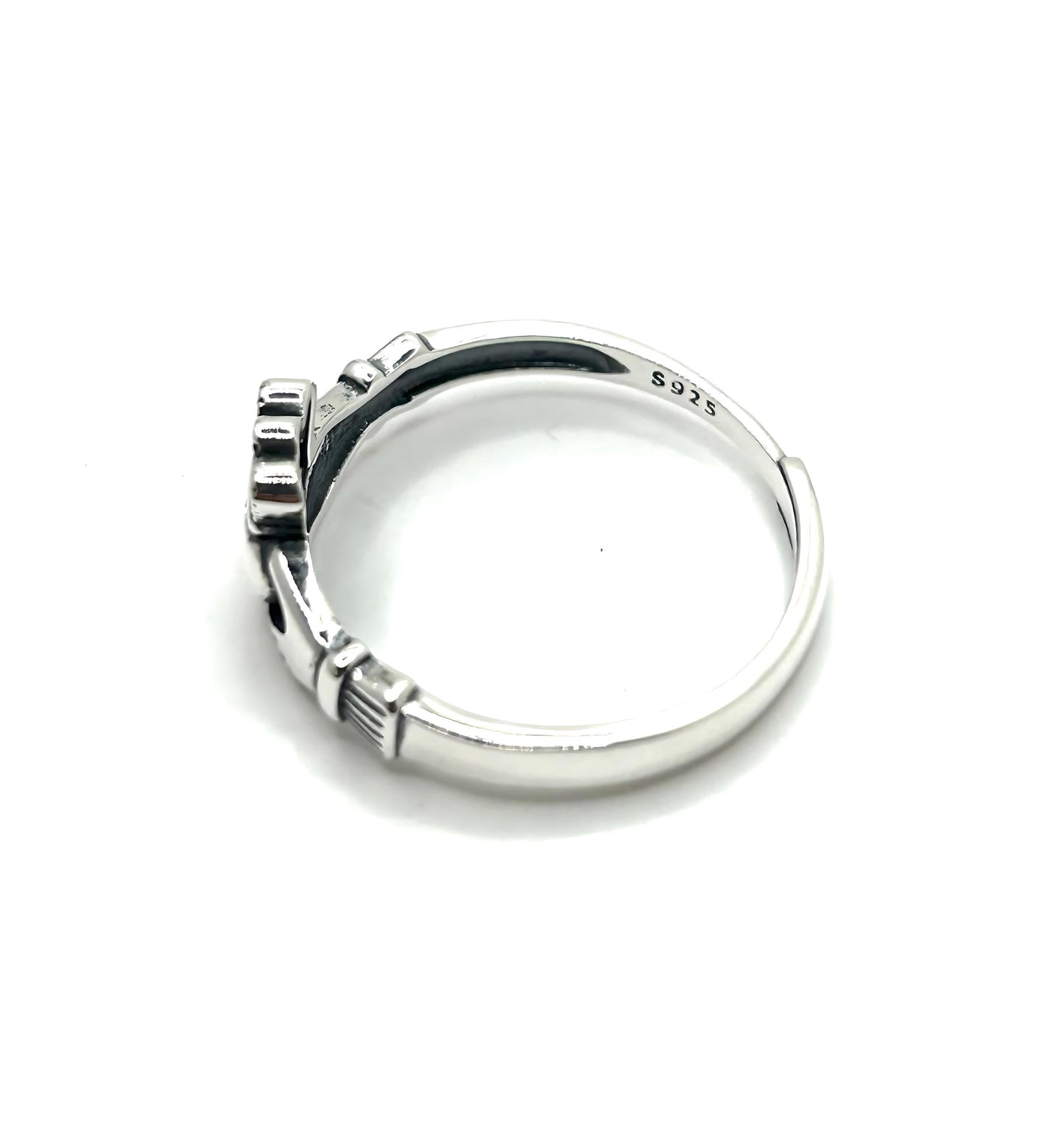 925 Sterling Silver Claddagh Ring | Handmade Enamel Heart Crown Ring | Affordable Luxury Irish Jewelry