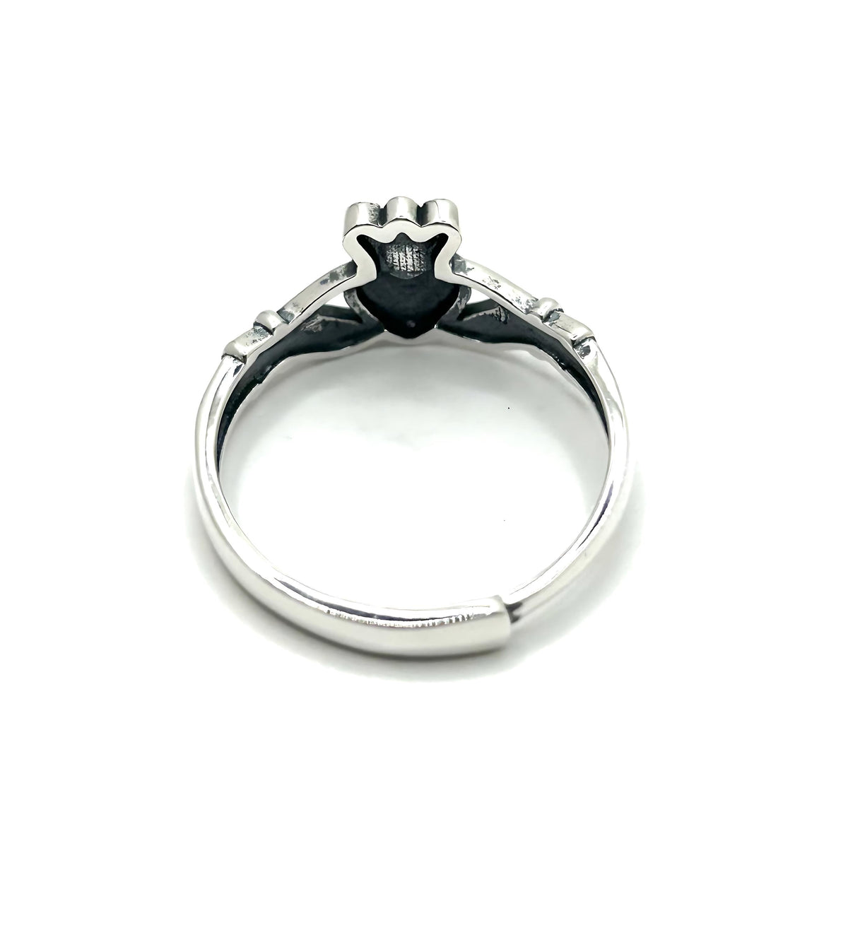925 Sterling Silver Claddagh Ring | Handmade Enamel Heart Crown Ring | Affordable Luxury Irish Jewelry